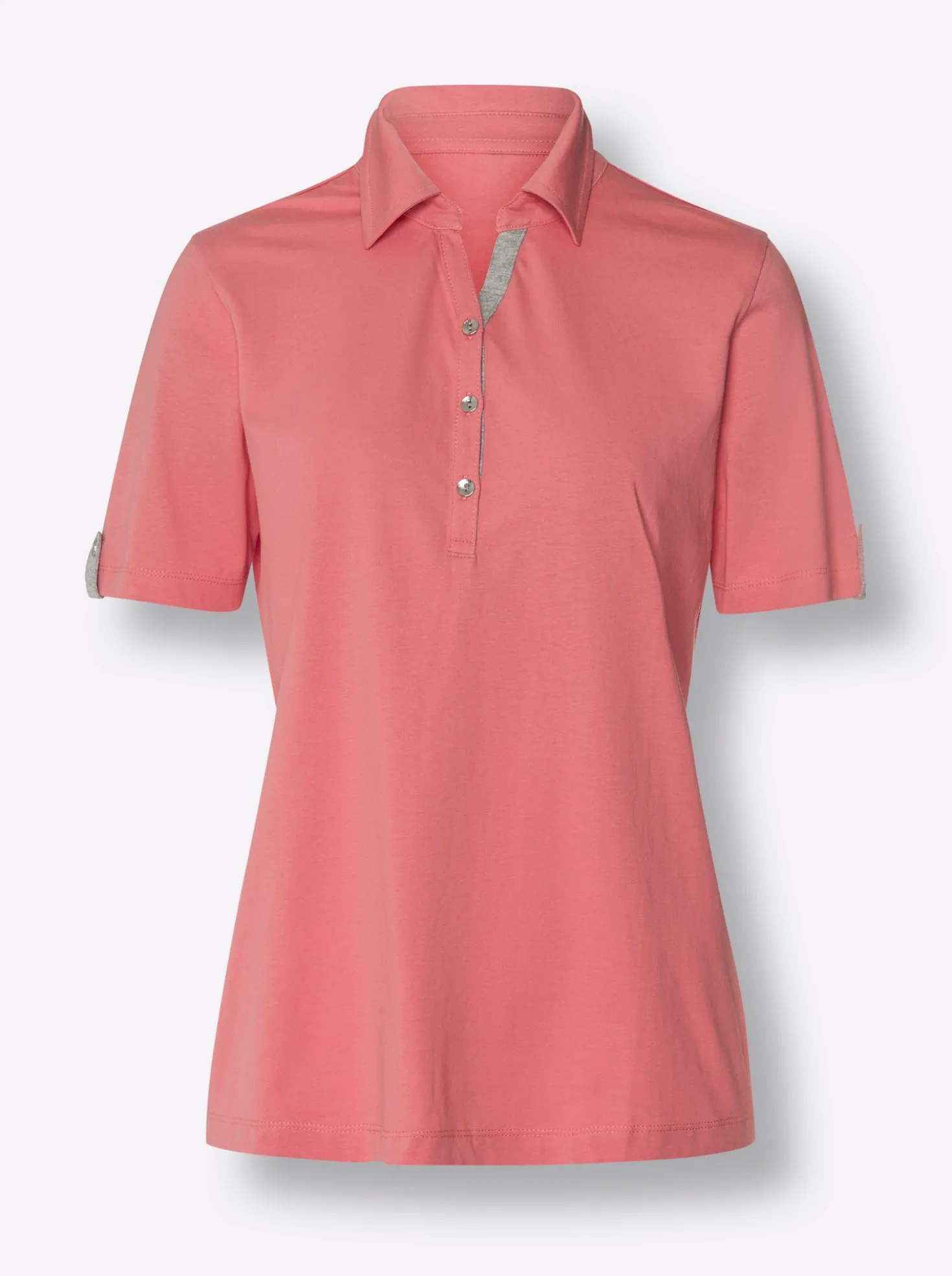 Poloshirt mit Kontrasten