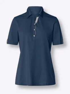 Poloshirt mit Kontrasten
