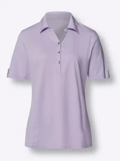 Poloshirt mit Kontrasten
