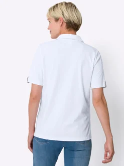 Poloshirt mit Kontrasten