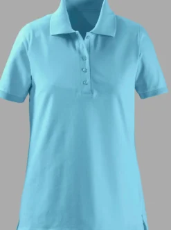 Poloshirt mit Seitenschlitzen