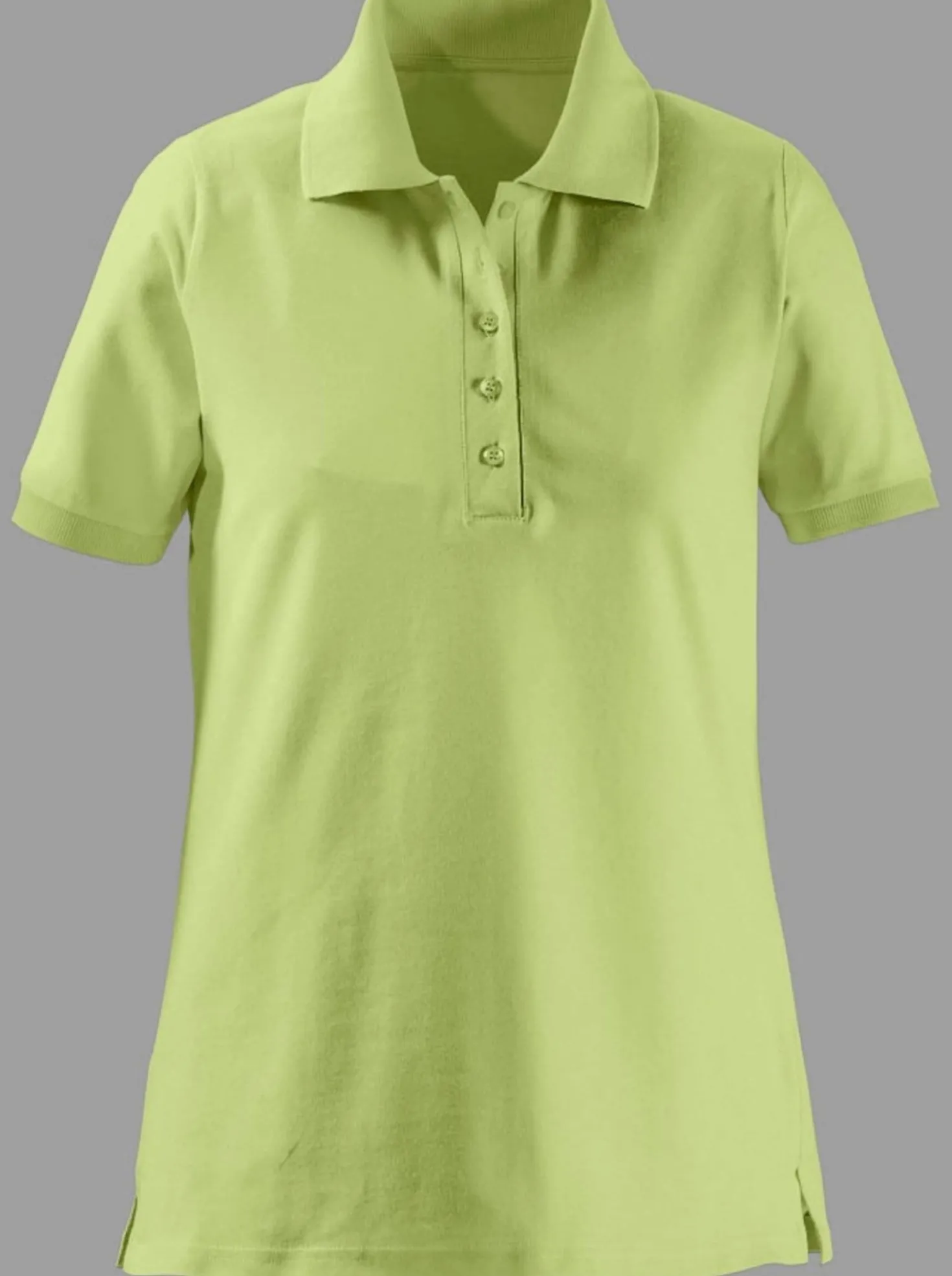 Poloshirt mit Seitenschlitzen