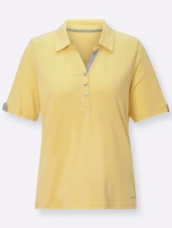 Poloshirt mit Zierriegel
