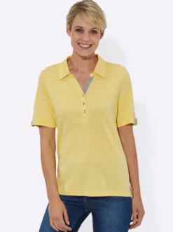 Poloshirt mit Zierriegel