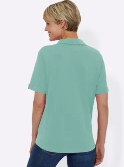 Poloshirt mit Zierriegel