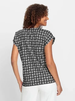 Print-Shirt aus reiner Baumwolle