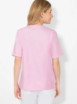 Print-Shirt aus reiner Baumwolle
