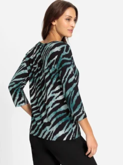 Print-Shirt im Animal-Dessin