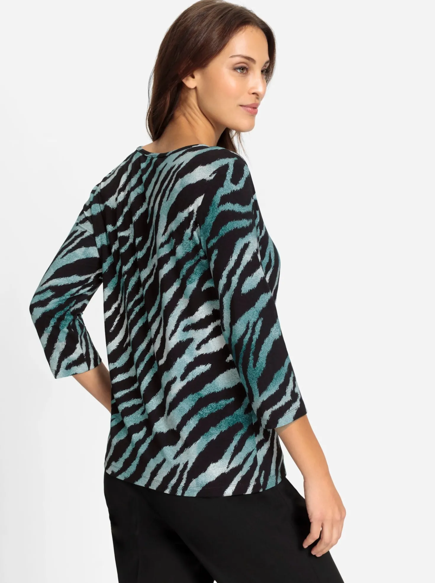 Print-Shirt im Animal-Dessin