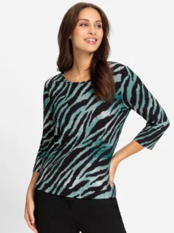 Print-Shirt im Animal-Dessin