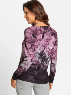 Print-Shirt im Farbverlauf