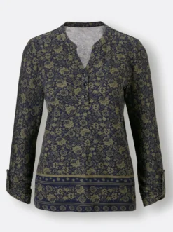 Print-Shirt in Lyocell-Qualität