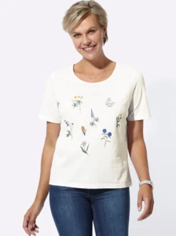 Print-Shirt in Single-Jersey-Qualität