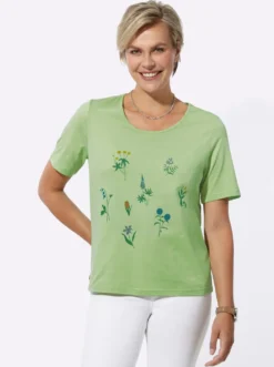 Print-Shirt in Single-Jersey-Qualität