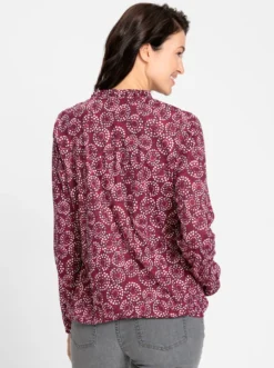 Print-Shirt mit elastischen Abschlüssen