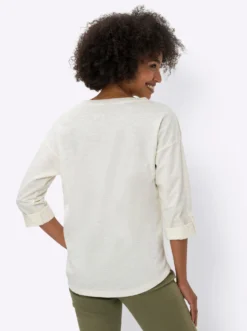 Print-Shirt mit Foliendruck