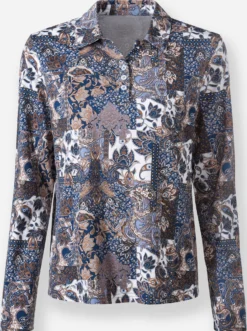 Print-Shirt mit Paisley-Dessin