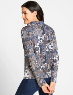 Print-Shirt mit Paisley-Dessin