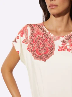 Print-Shirt mit Paisley-Dessin