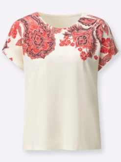 Print-Shirt mit Paisley-Dessin