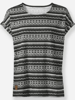 Print-Shirt mit Rundhals-Ausschnitt