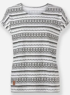 Print-Shirt mit Rundhals-Ausschnitt