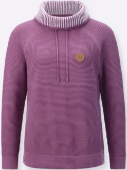 Pullover im Linksstrick