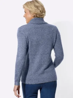 Pullover in 2-in-1-Optik mit Schalkragen