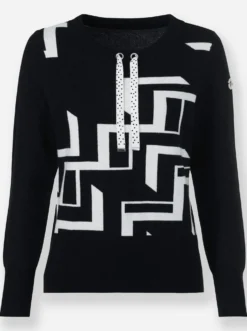 Pullover mit Grafik-Jacquard-Muster