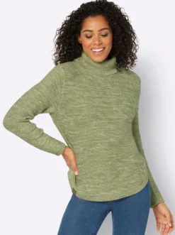 Pullover mit Rollkragen
