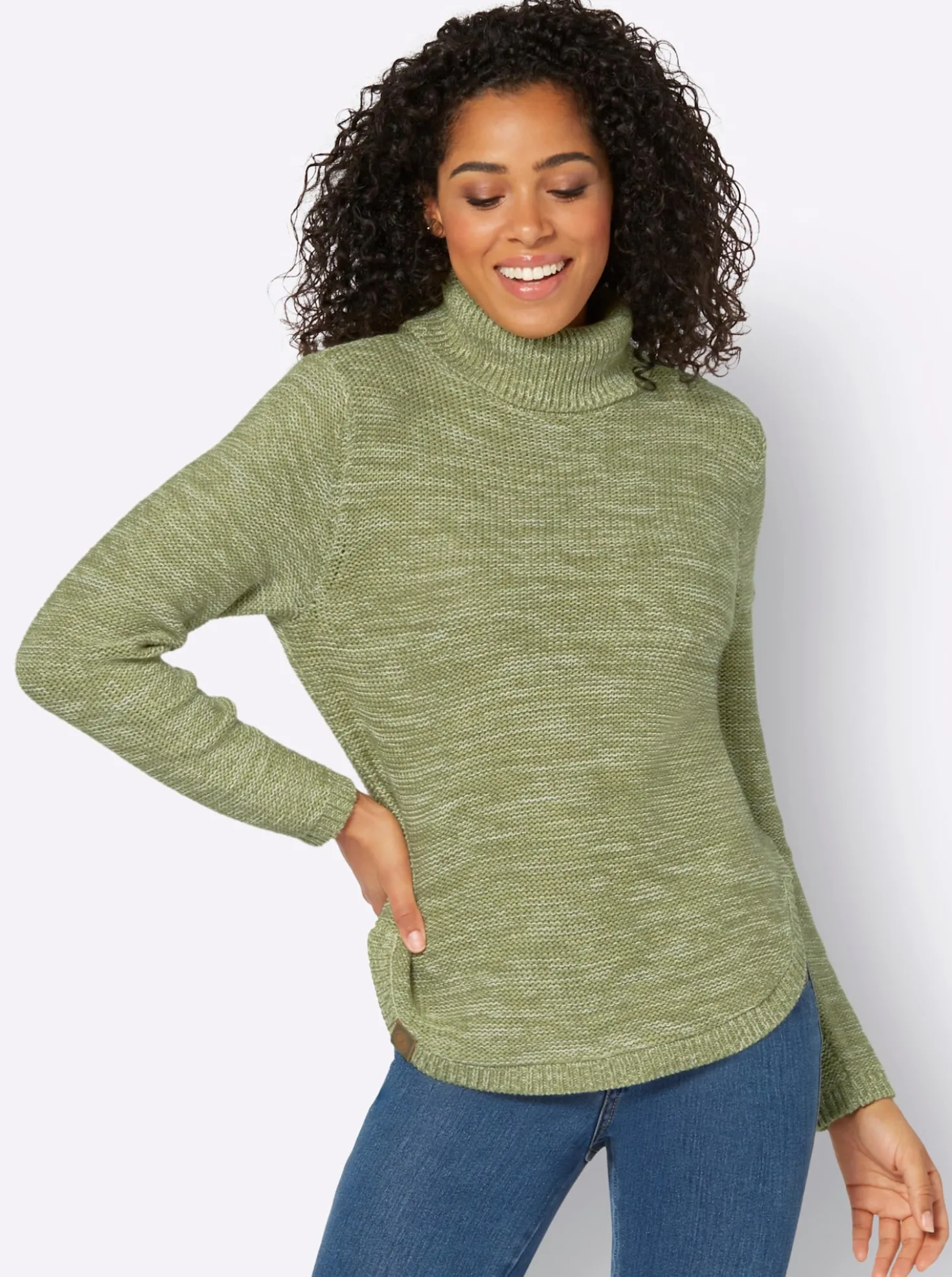 Pullover mit Rollkragen