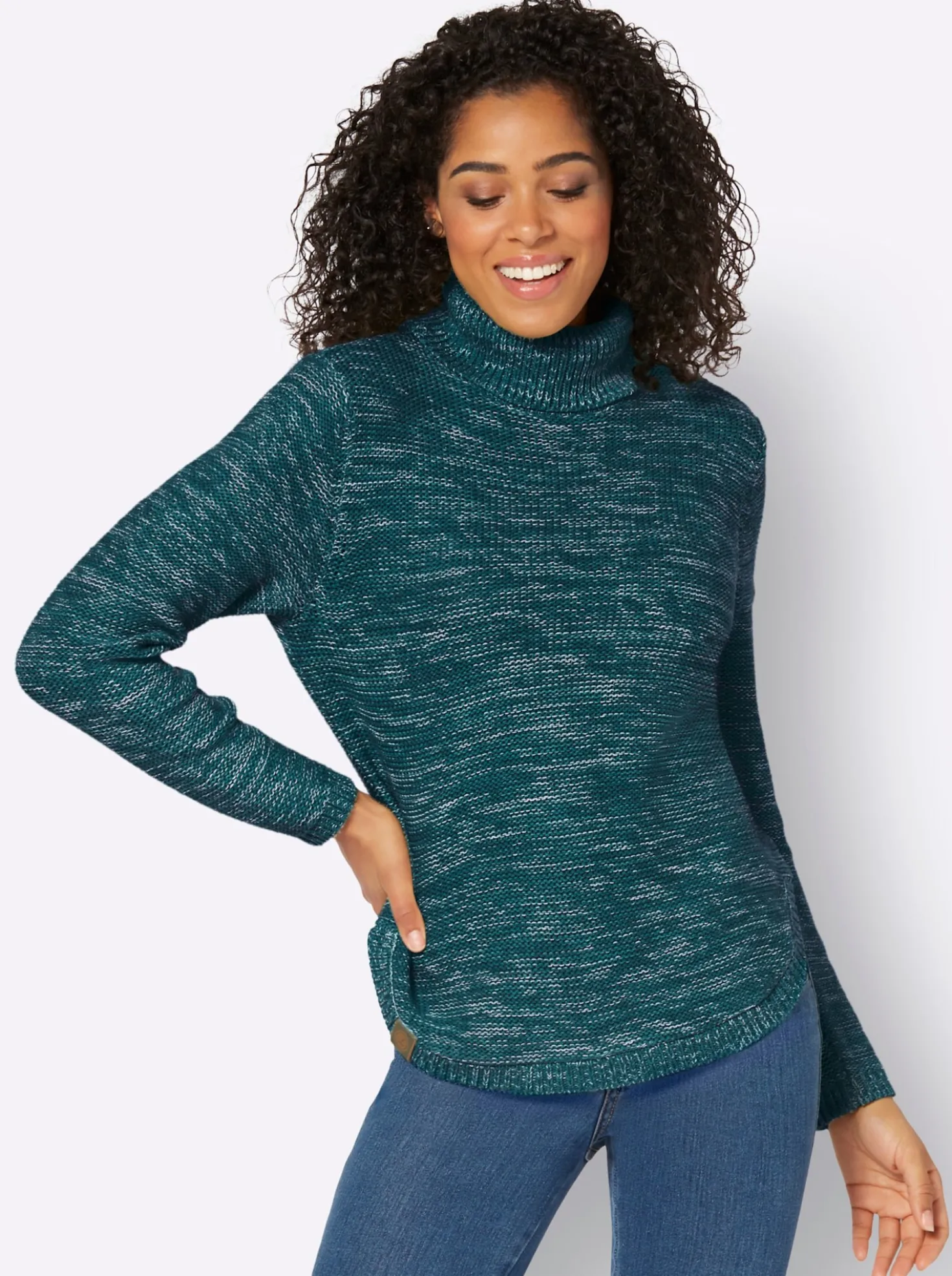 Pullover mit Rollkragen