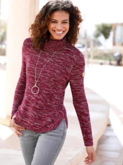 Pullover mit Rollkragen