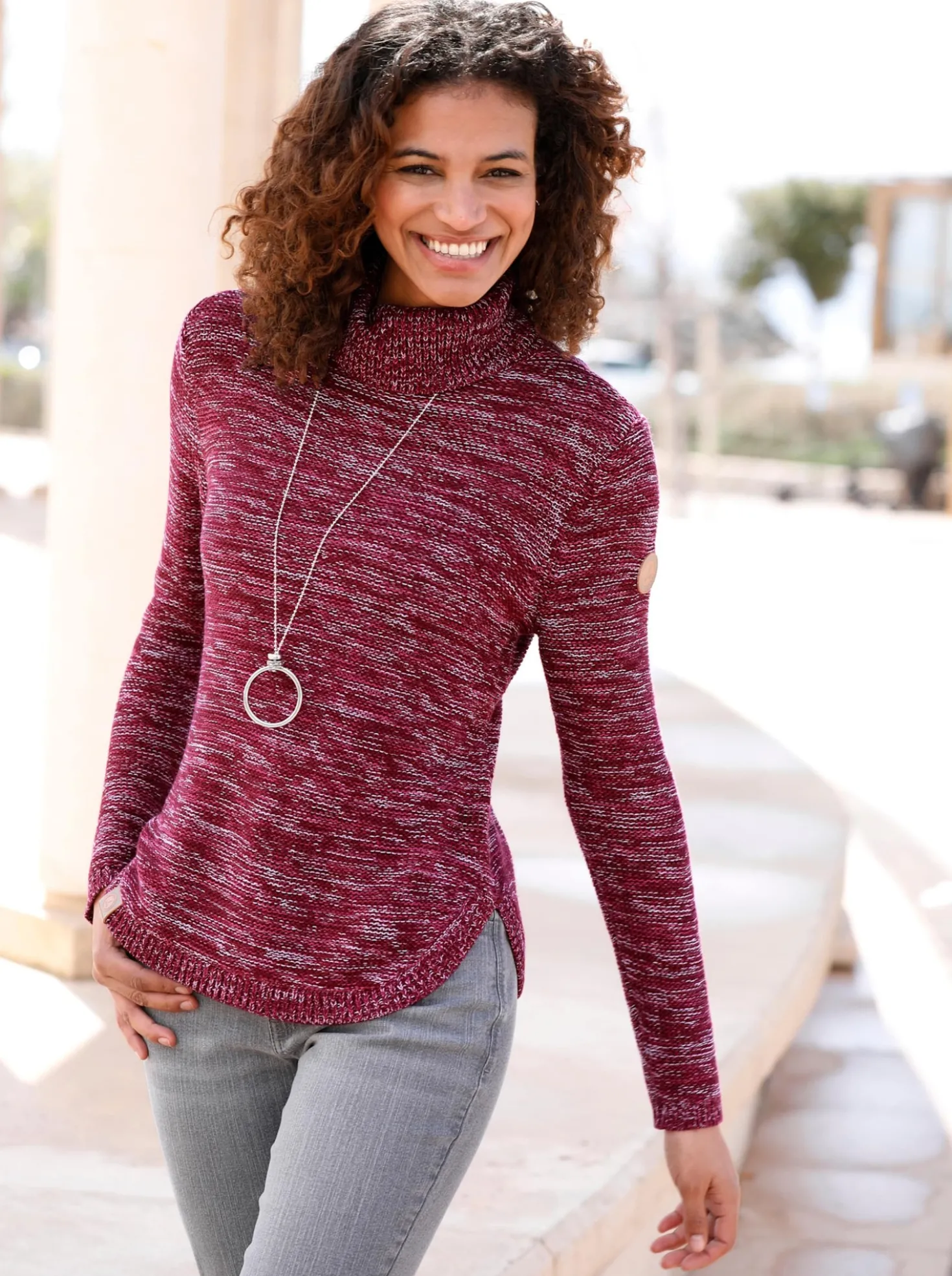 Pullover mit Rollkragen