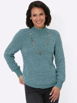 Pullover mit Stehkragen