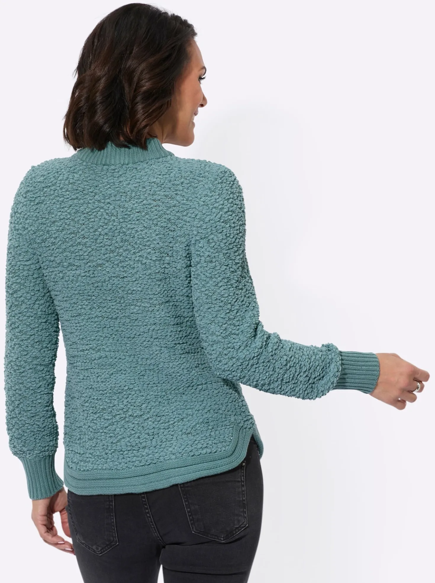 Pullover mit Stehkragen