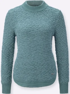 Pullover mit Stehkragen