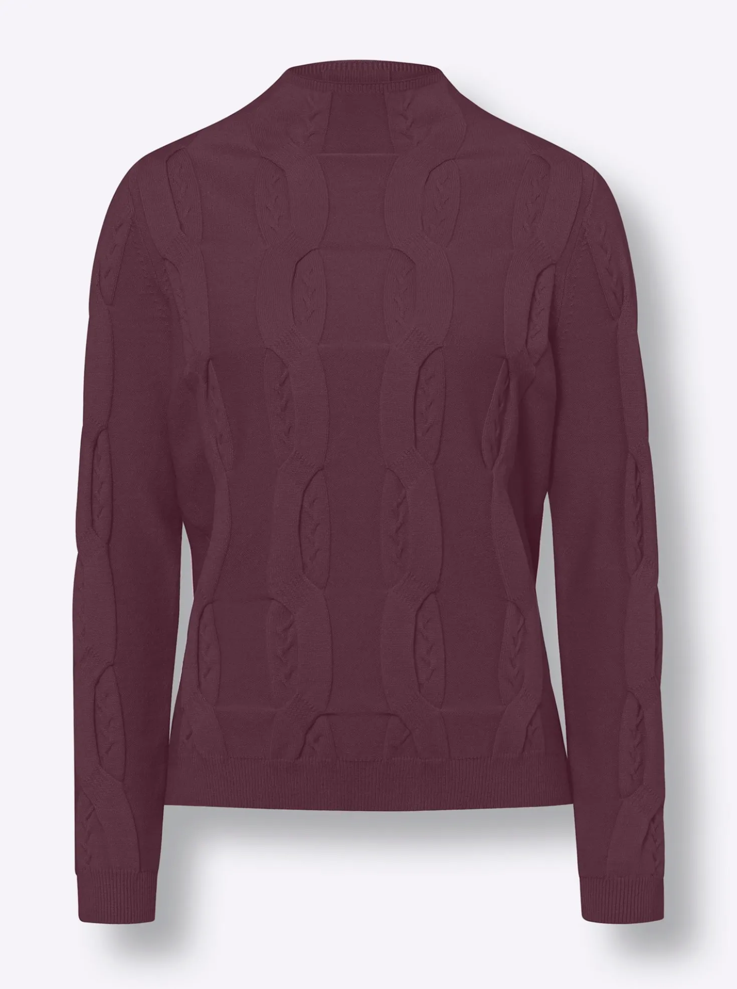 Pullover mit Zopfmuster