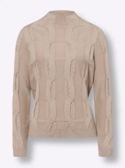 Pullover mit Zopfmuster