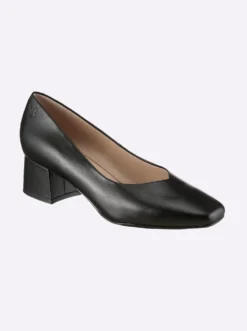 Pumps mit Blockabsatz