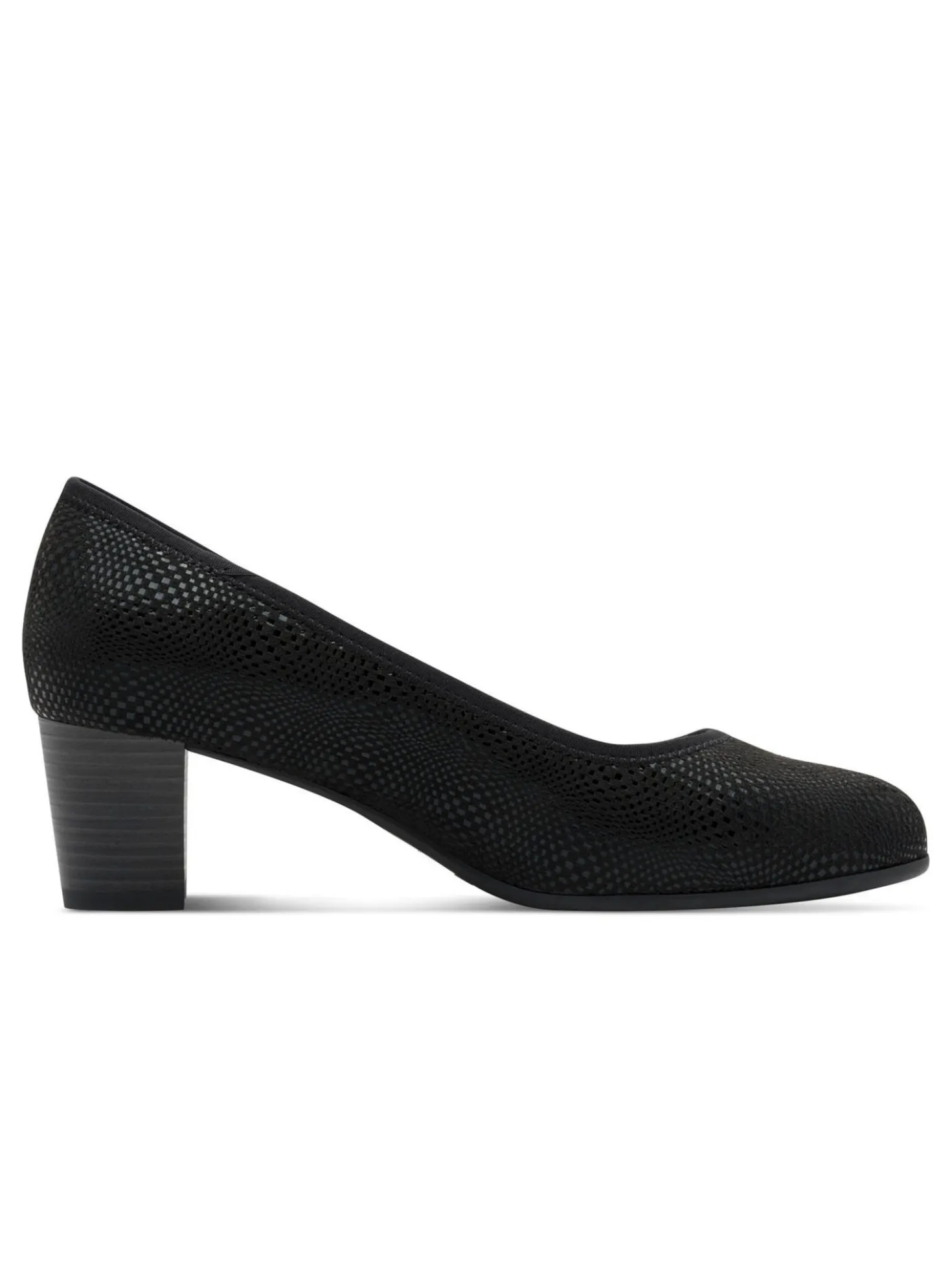 Pumps mit Reptil-Prägung