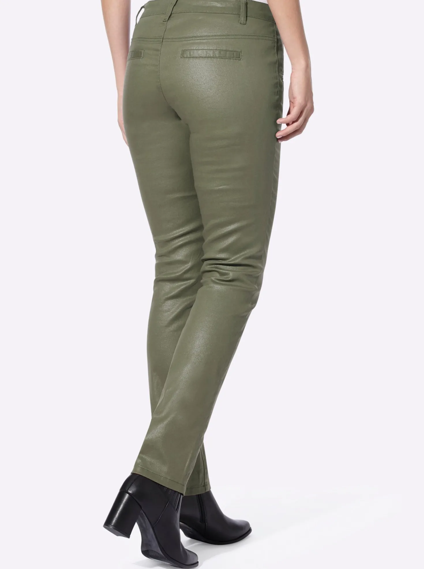 Röhrenhose in Stretch-Qualität