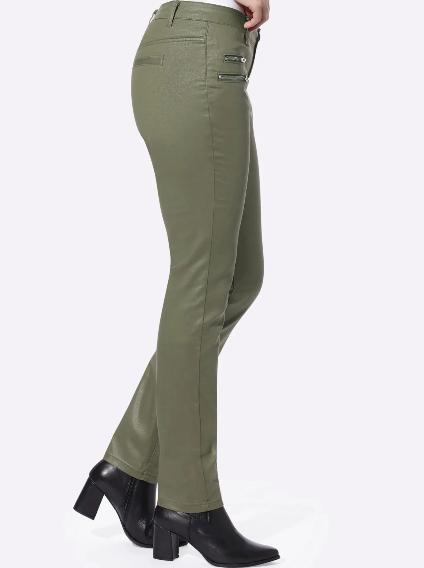Röhrenhose in Stretch-Qualität