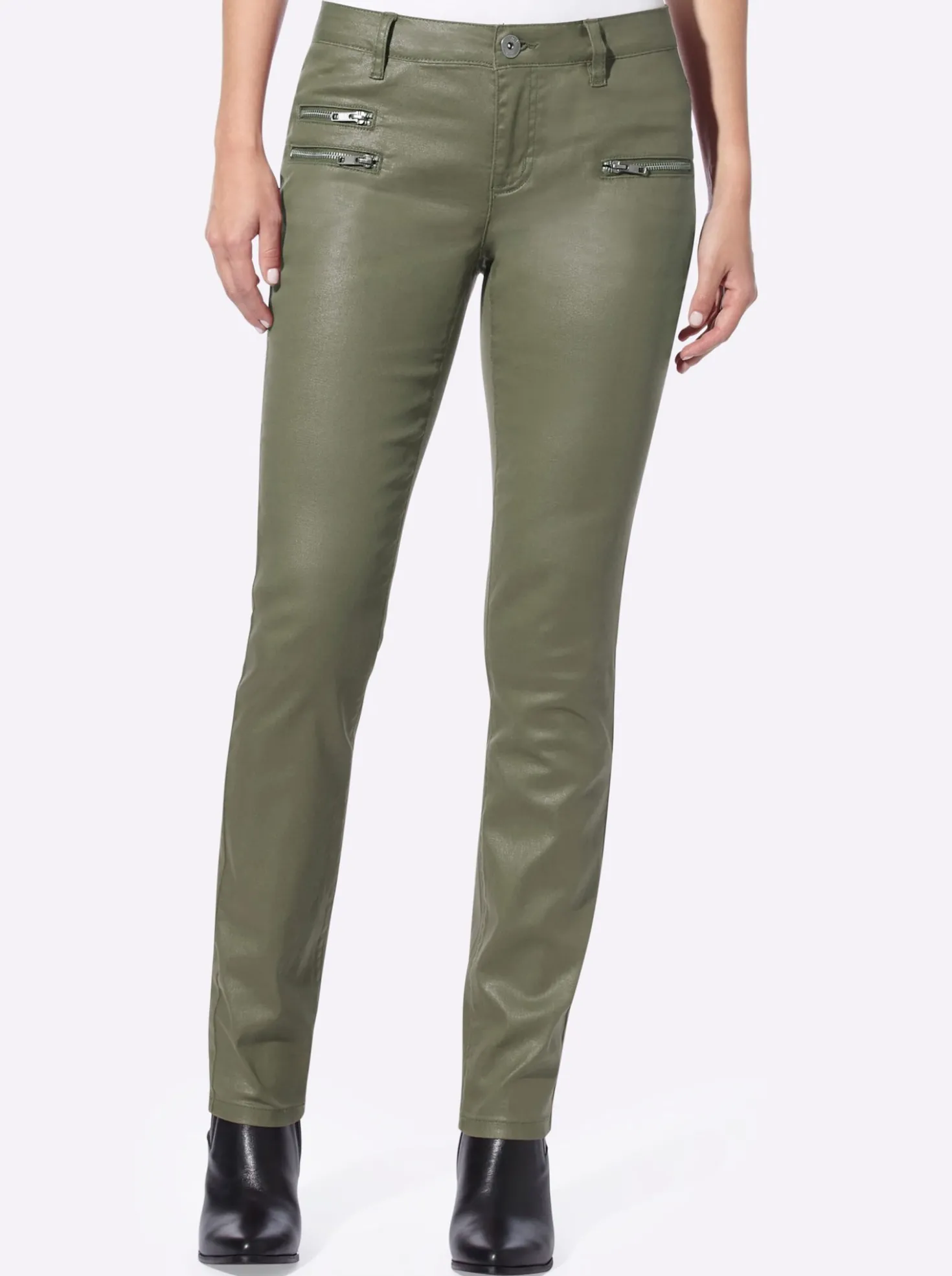 Röhrenhose in Stretch-Qualität