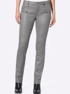 Röhrenhose in Stretch-Qualität