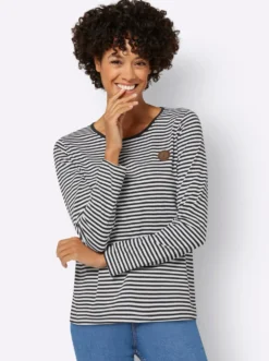 Ringelshirt mit langen Ärmeln