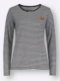 Ringelshirt mit langen Ärmeln