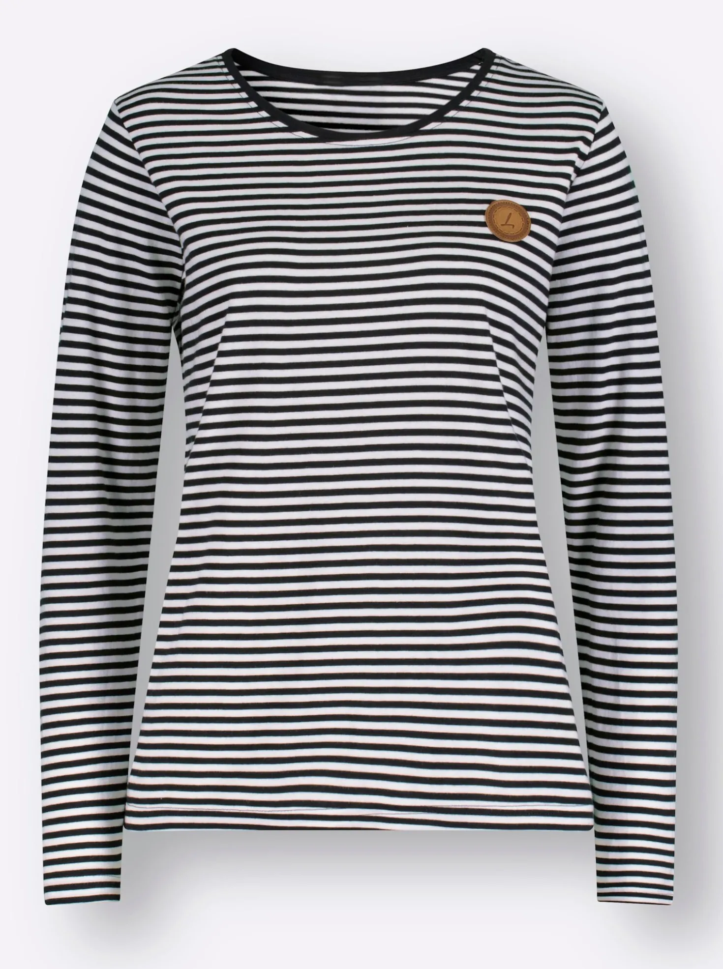 Ringelshirt mit langen Ärmeln