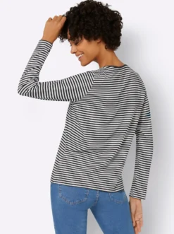 Ringelshirt mit langen Ärmeln