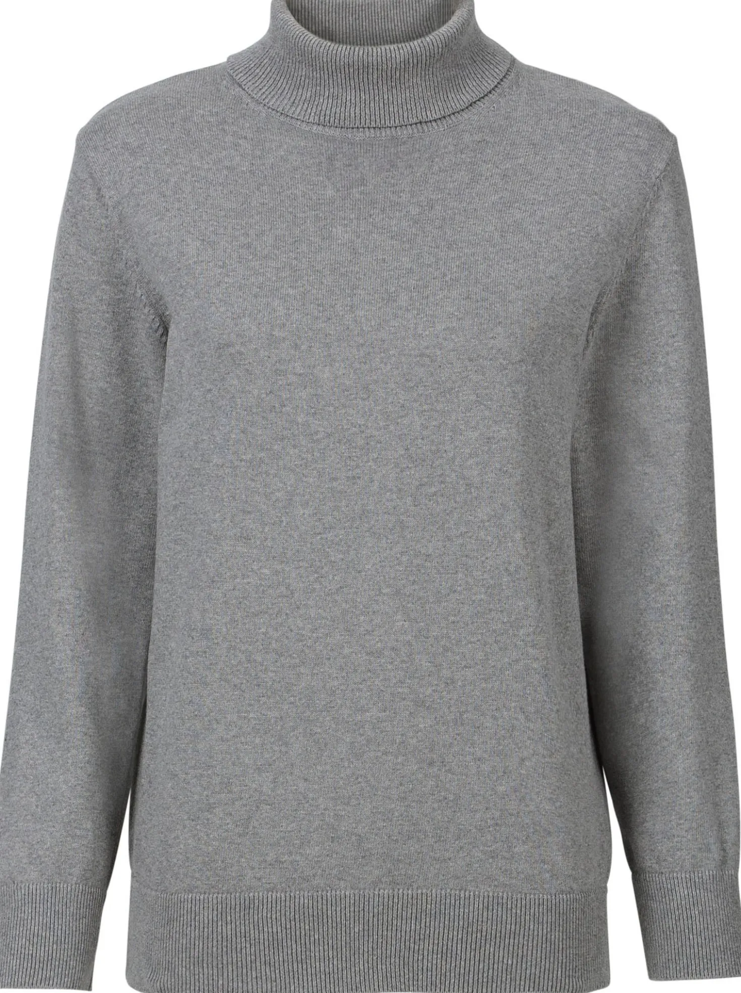 Rollkragenpullover aus reiner Baumwolle